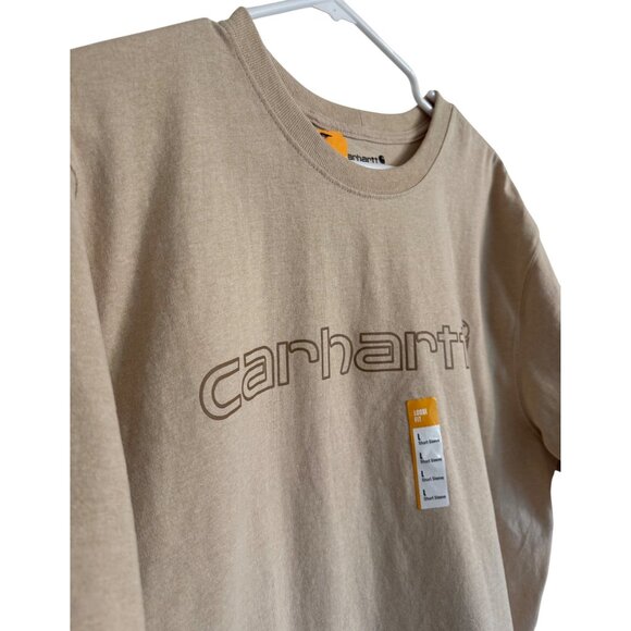 Carhartt Loose Fit Heavyweight Size Large Short Sleeve Logo Graphic NWT $25 - Picture 2 of 8